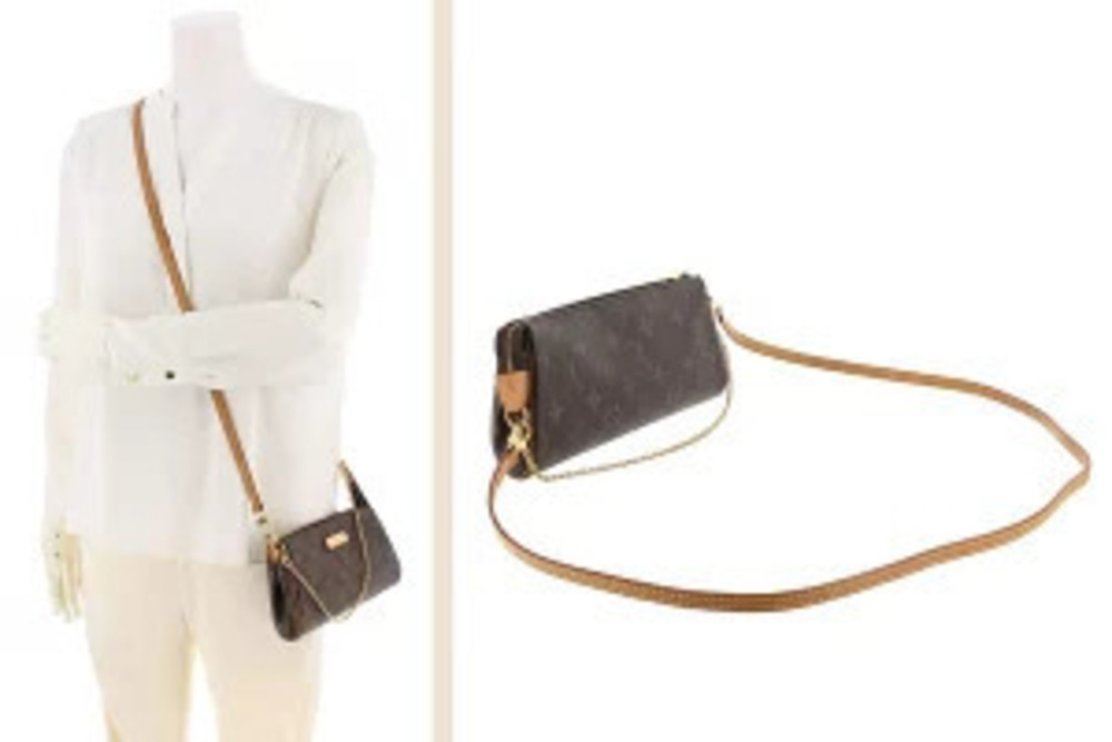 Louis Vuitton Eva Handbag Monogram Brown
